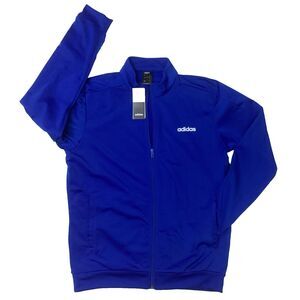 Adidas MTS Basics Quarter-Zip Pullover Men's Sz Large Royal Blue EI5581 NWT 2019